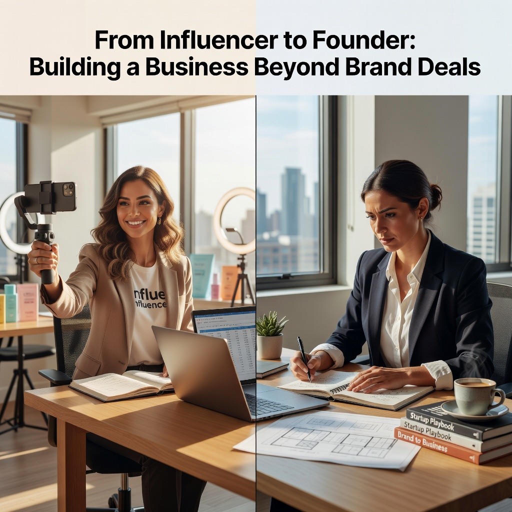 From Influencer to Founder: Building a Business Beyond Brand Deals