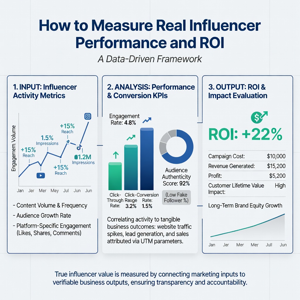 How to Measure Real Influencer Performance and ROI