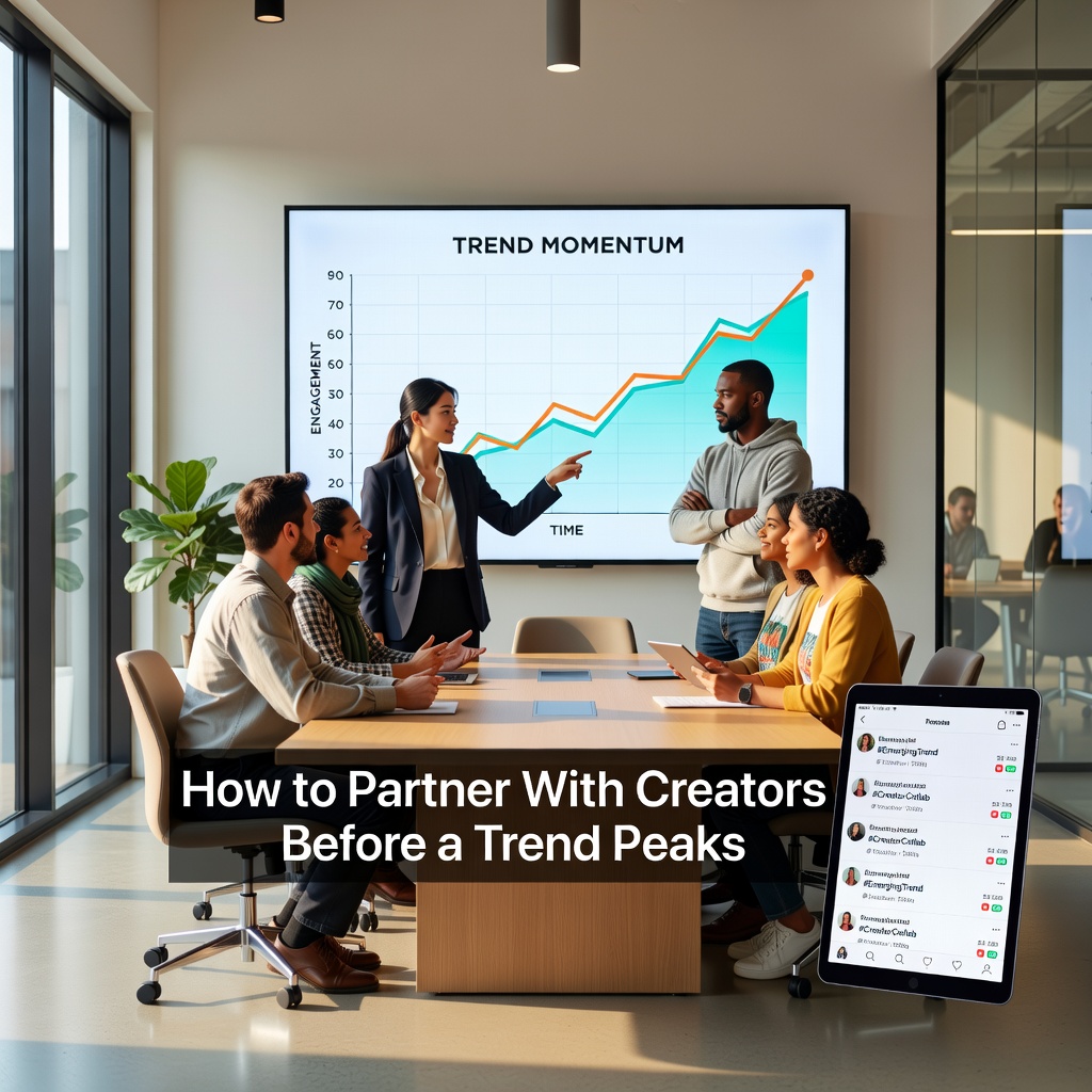 How to Partner With Creators Before a Trend Peaks