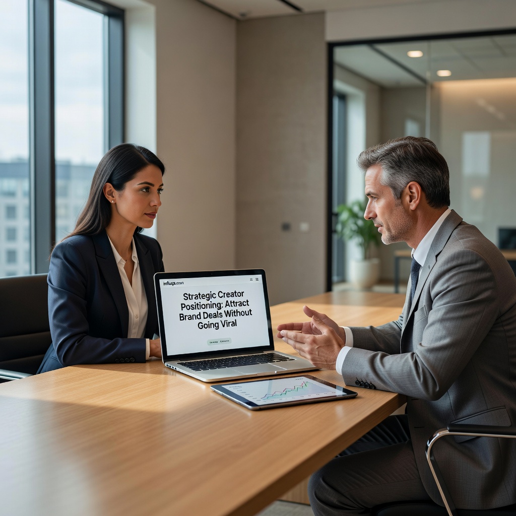 Strategic Creator Positioning: Attract Brand Deals Without Going Viral