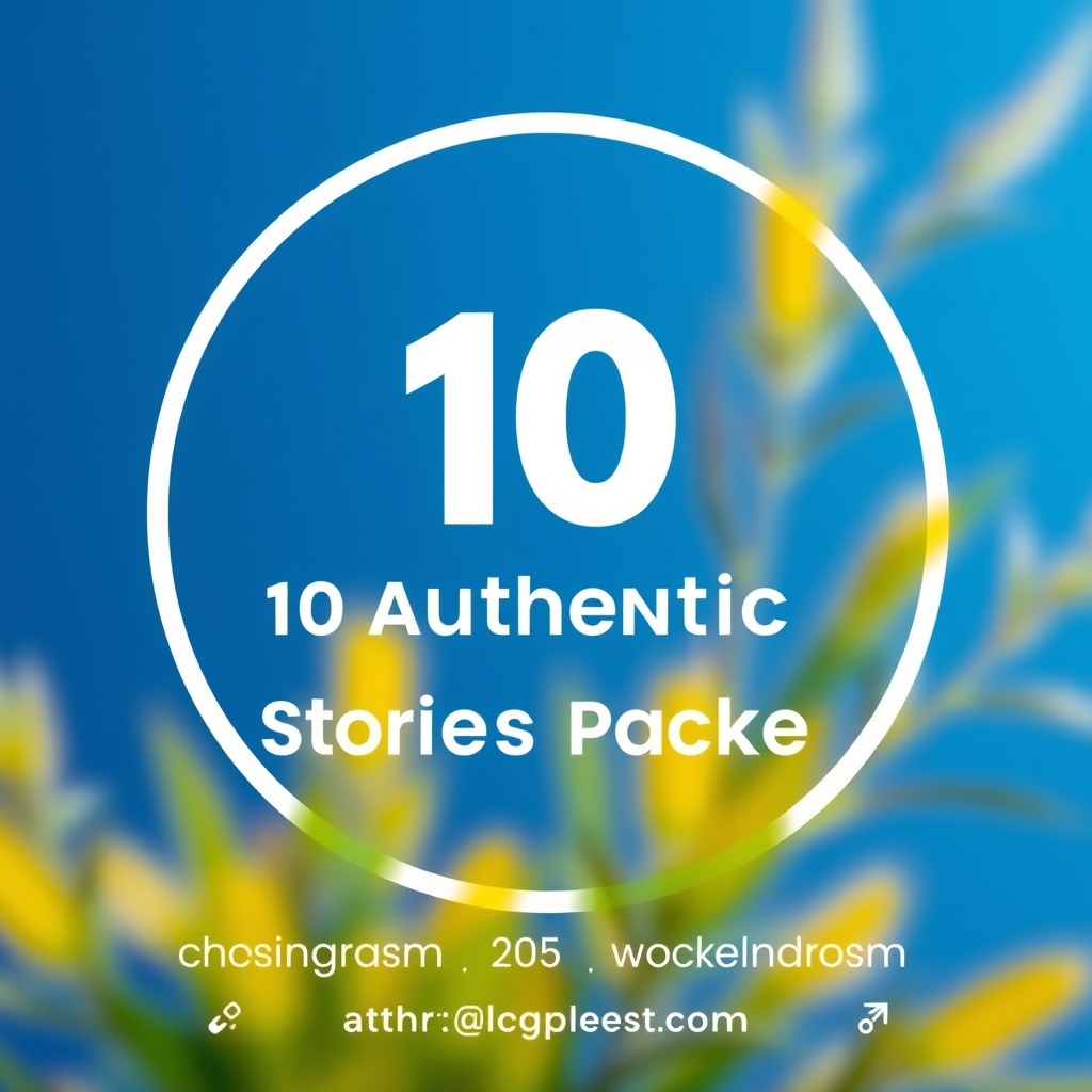 10 Authentic Instagram Stories Package