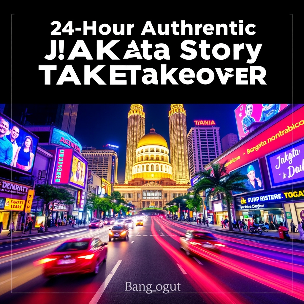 24-Hour Authentic Jakarta Story Takeover