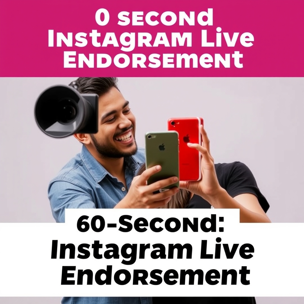 60-Second Instagram Live Endorsement