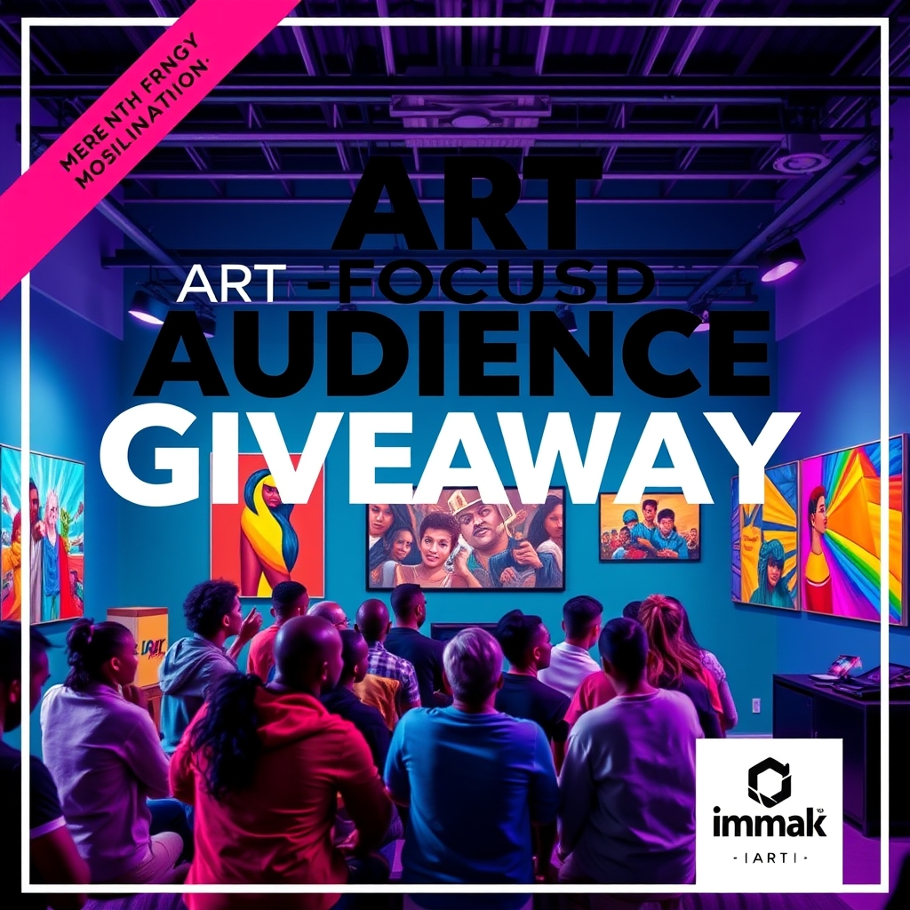 Art-Focused Audience Giveaway in Ipaja
