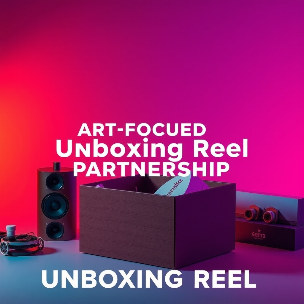 Art-Focused Unboxing Reel Partnership