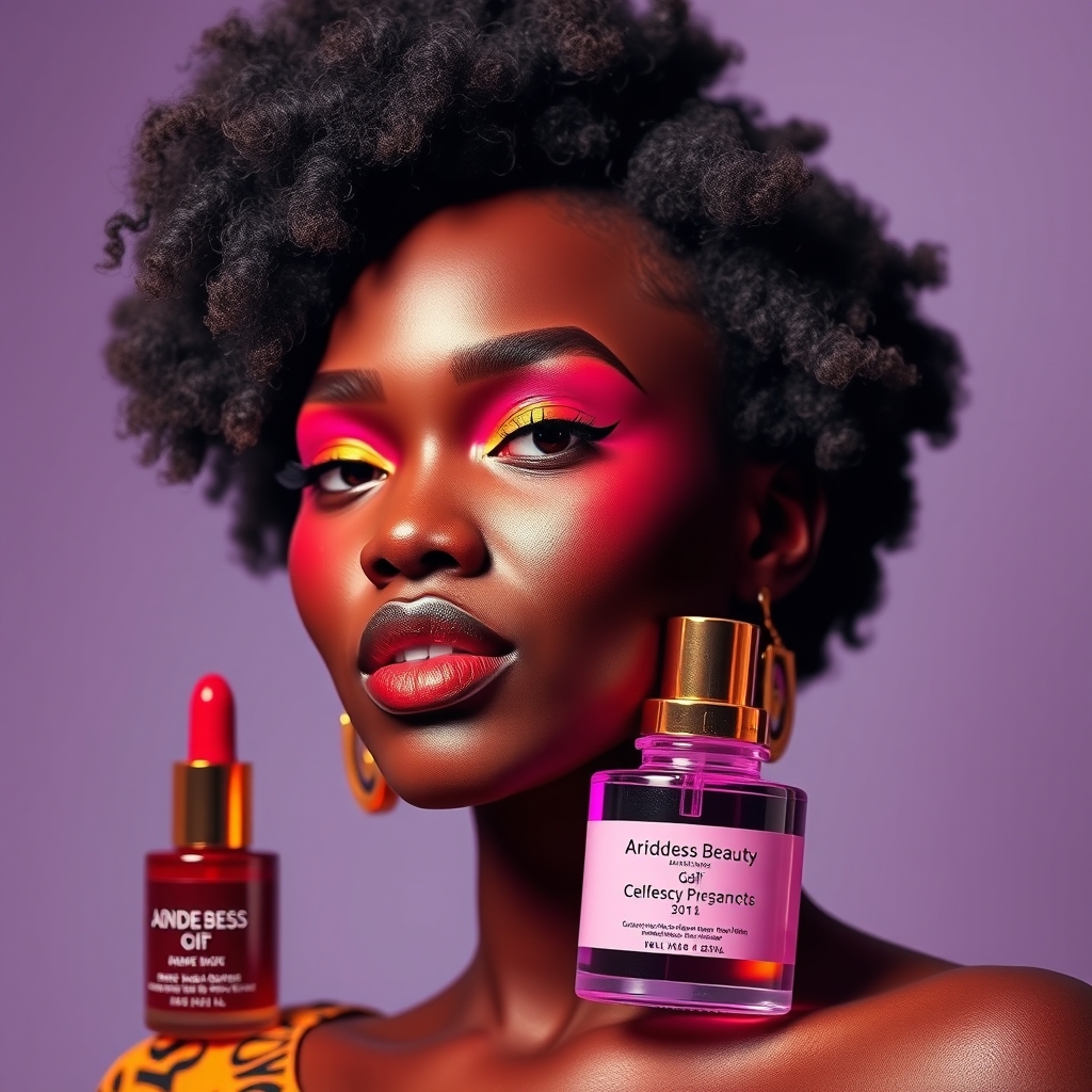 Authentic Afrocentric Beauty Product Placement
