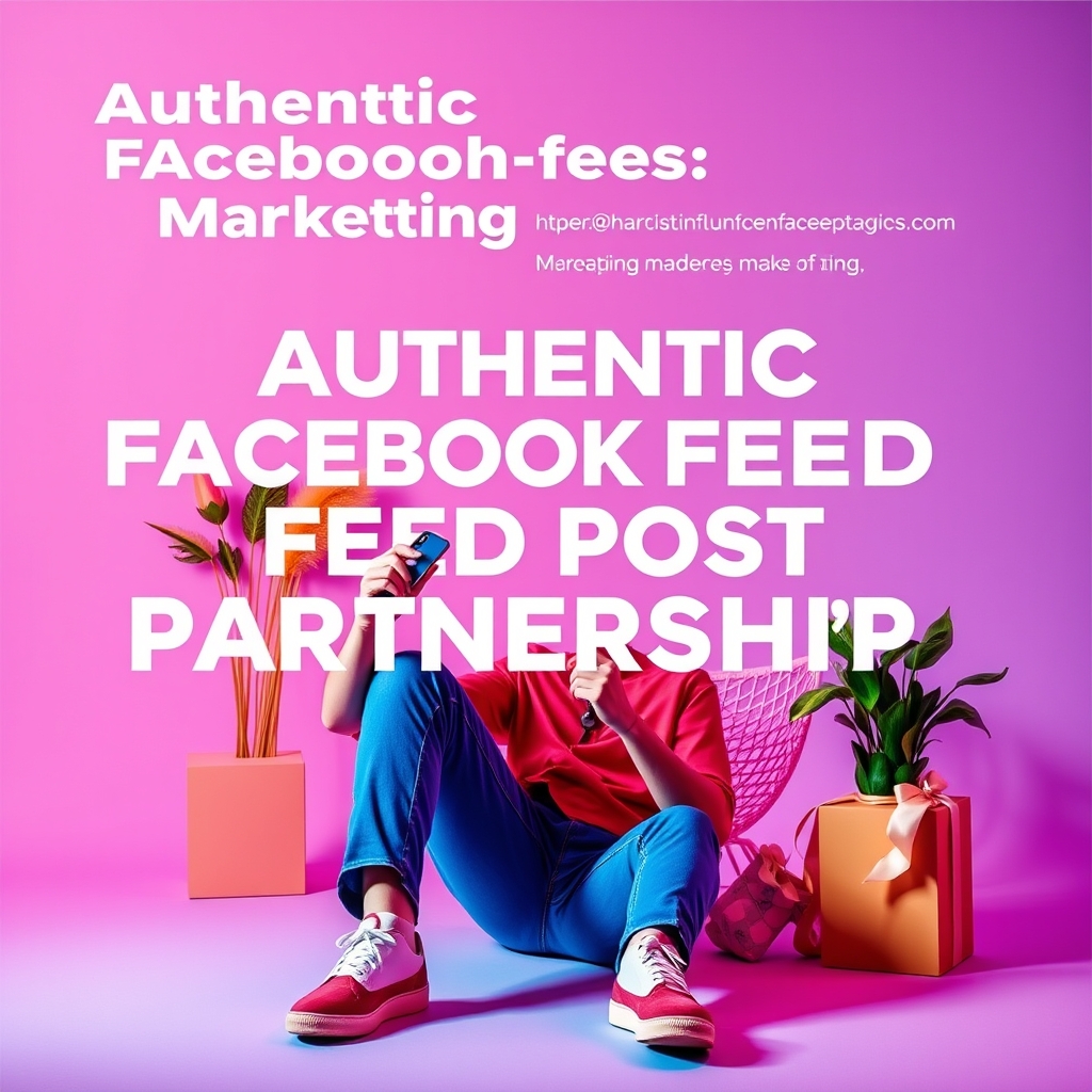 Authentic Facebook Feed Post Partnership