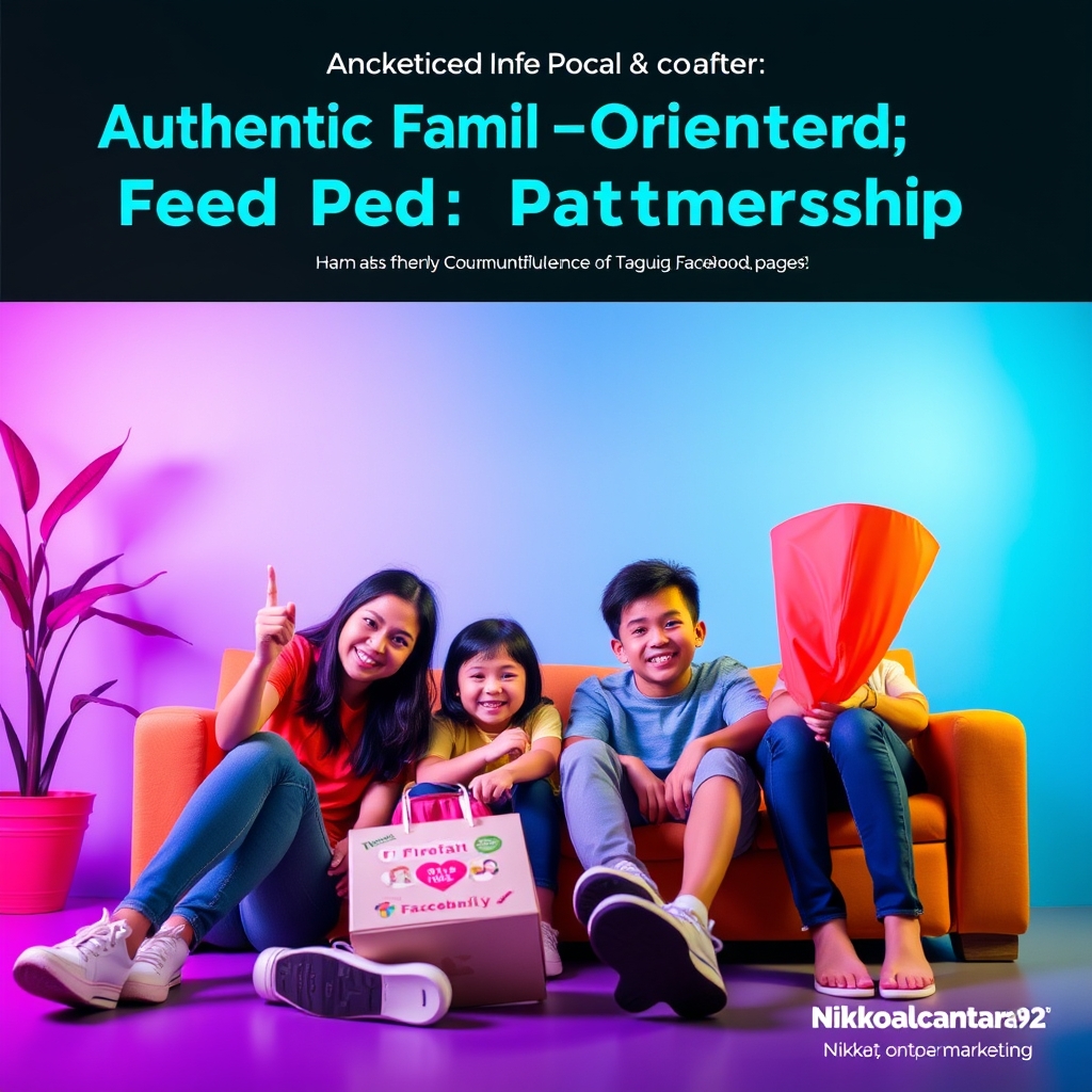 Authentic Family-Oriented Feed Post Partnership