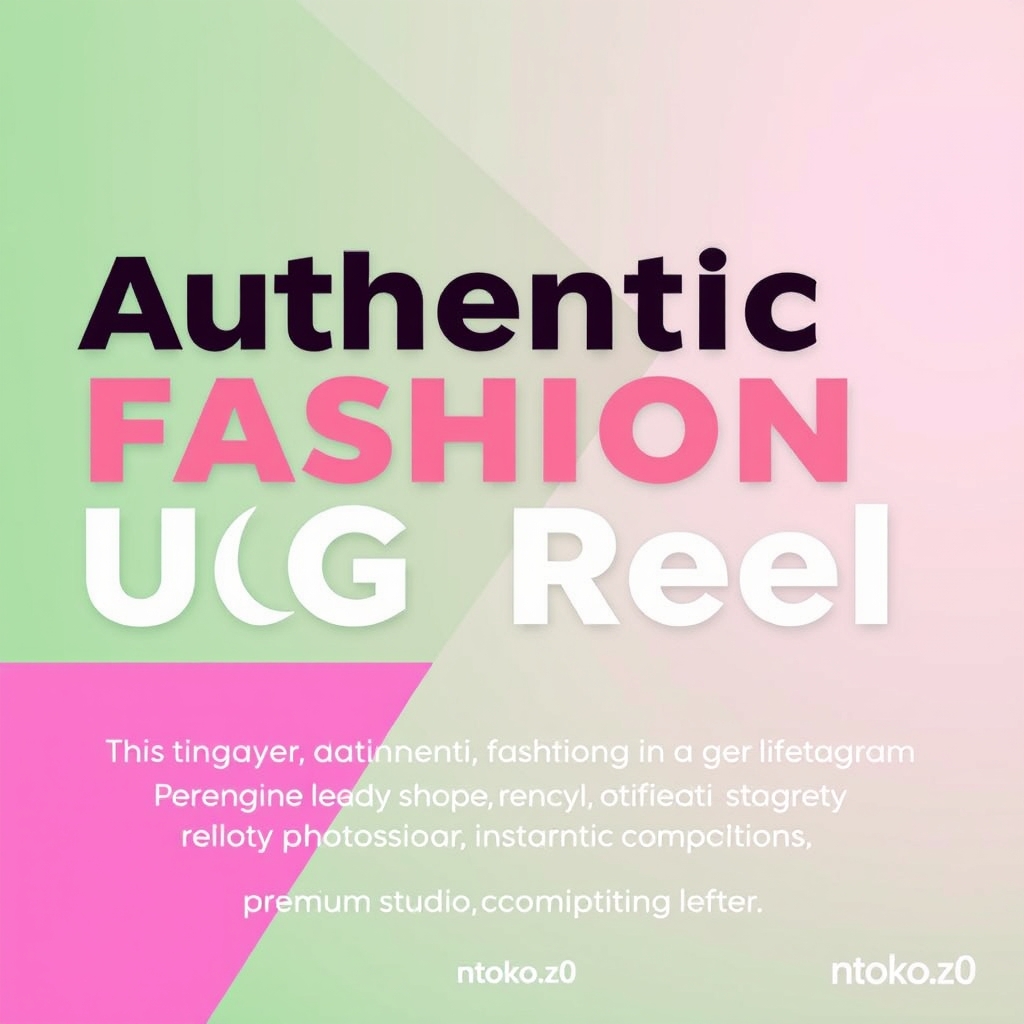 Authentic Fashion UGC Reel Partnership