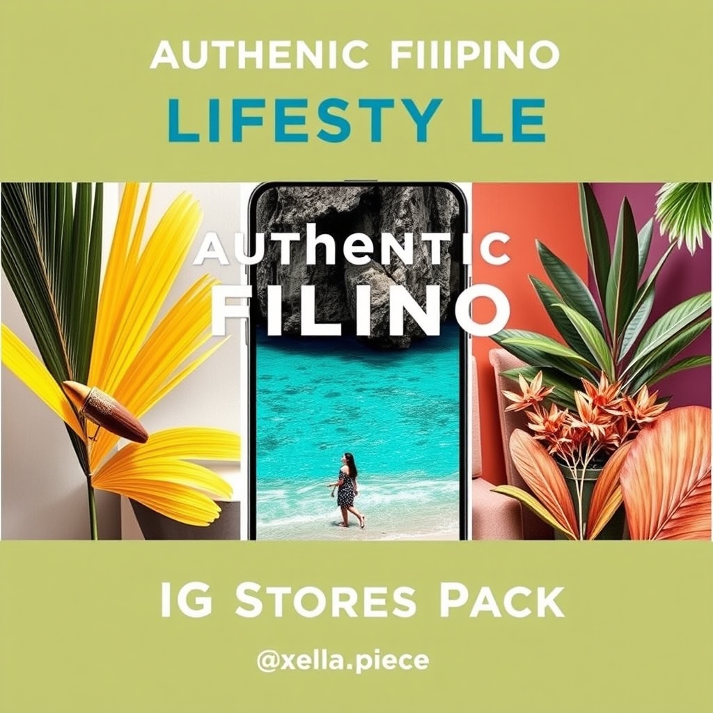 Authentic Filipino Lifestyle IG Stories Pack