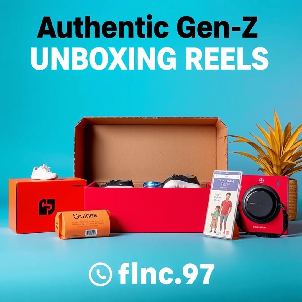 Authentic Gen-Z Unboxing Reels