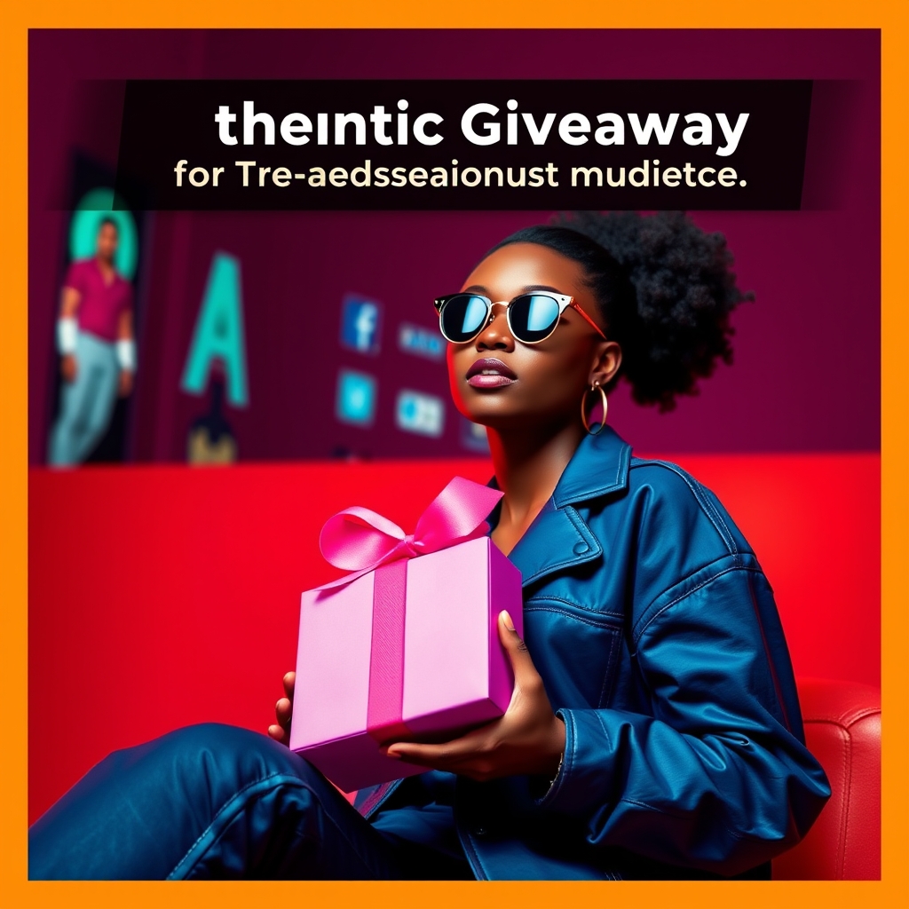 Authentic Giveaway for Trend-Conscious Audience