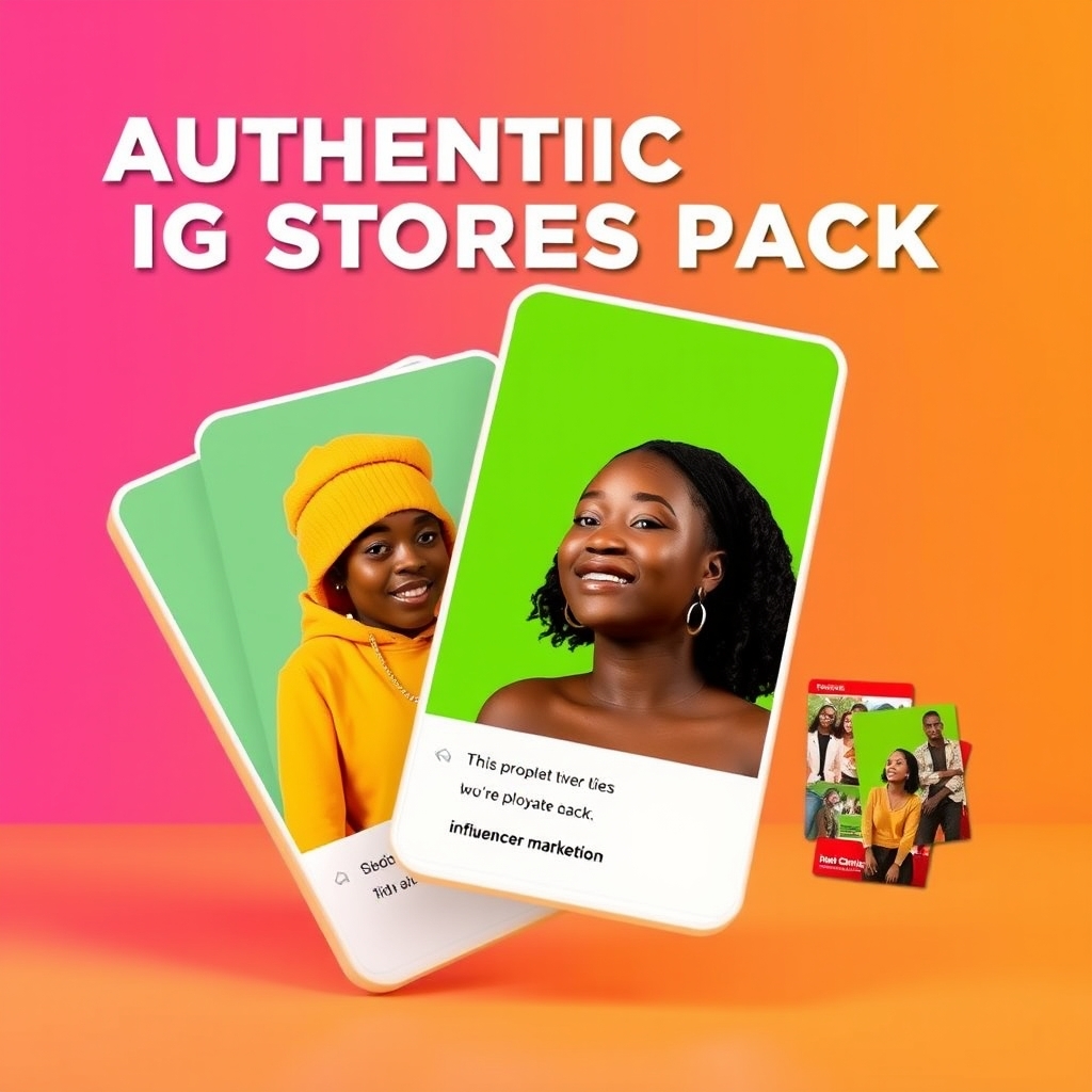 Authentic IG Stories Pack with Nigerian Aesthetic