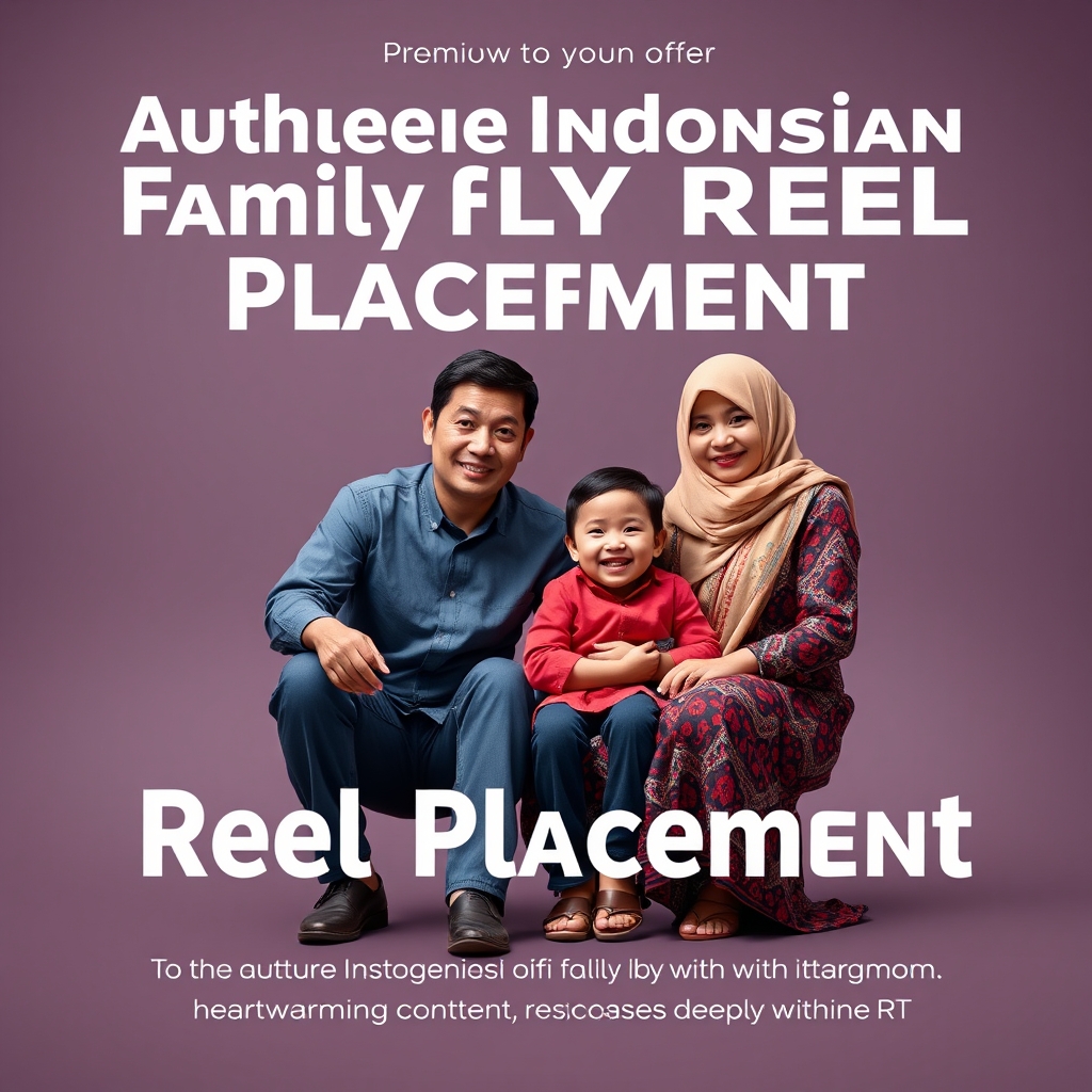 Authentic Indonesian Family Reel Placement