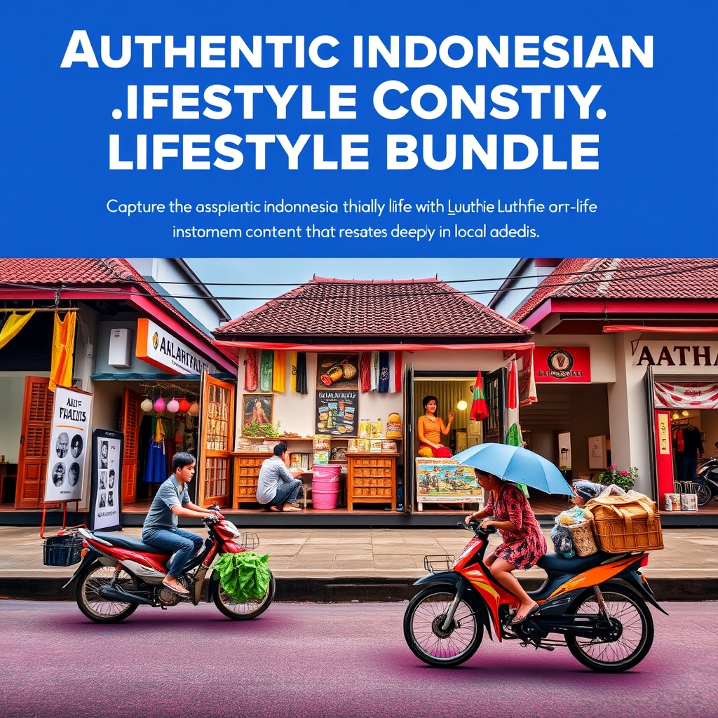 Authentic Indonesian Lifestyle Content Bundle