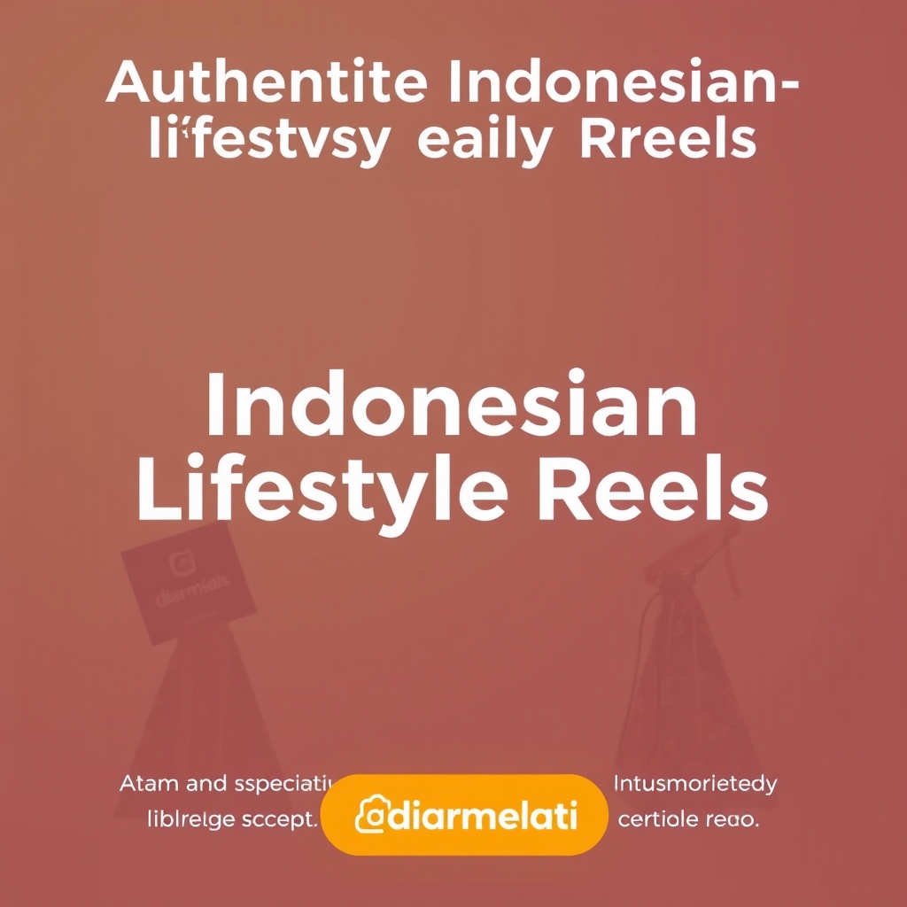 Authentic Indonesian Lifestyle Reels Partnership