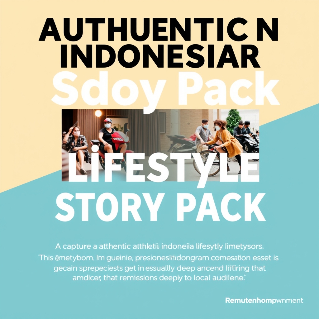 Authentic Indonesian Lifestyle Story Pack