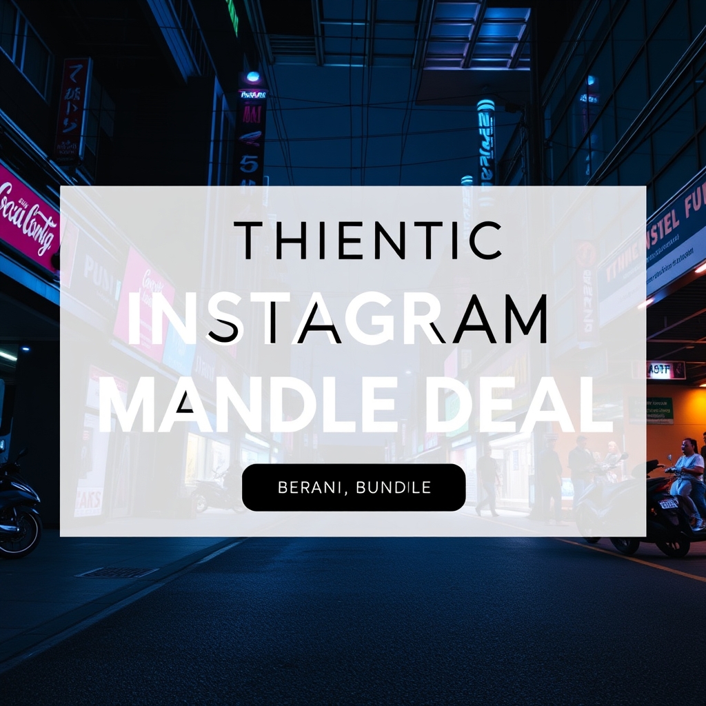 Authentic Instagram Brand Bundle Deal