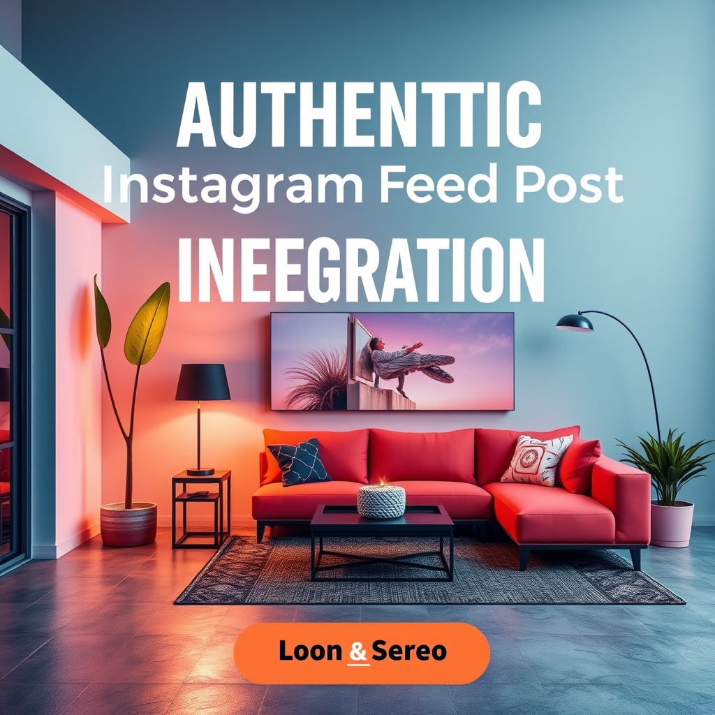 Authentic Instagram Feed Post Integration