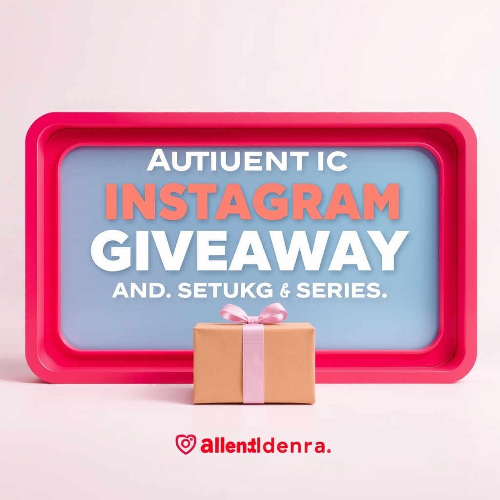 Authentic Instagram Giveaway and Story Series