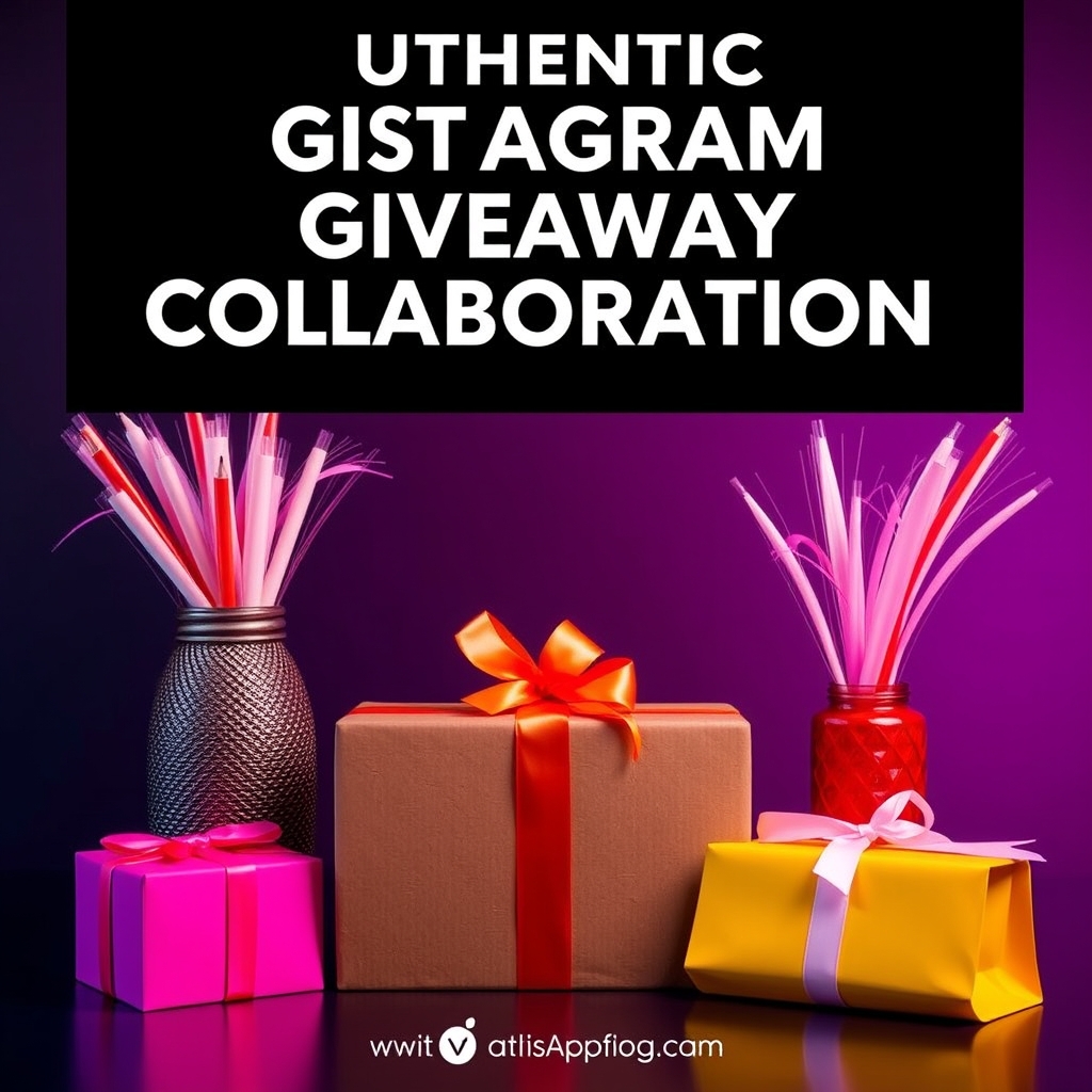 Authentic Instagram Giveaway Collaboration