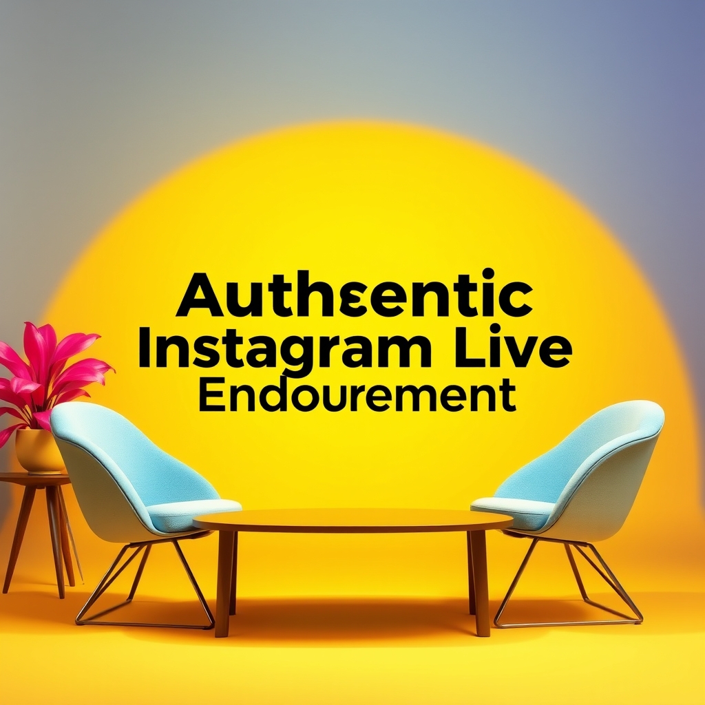 Authentic Instagram Live Endorsement