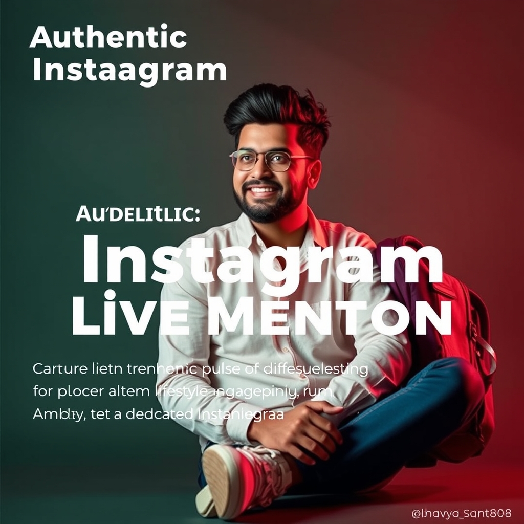 Authentic Instagram Live Mention
