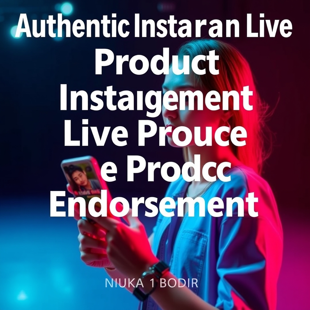 Authentic Instagram Live Product Endorsement