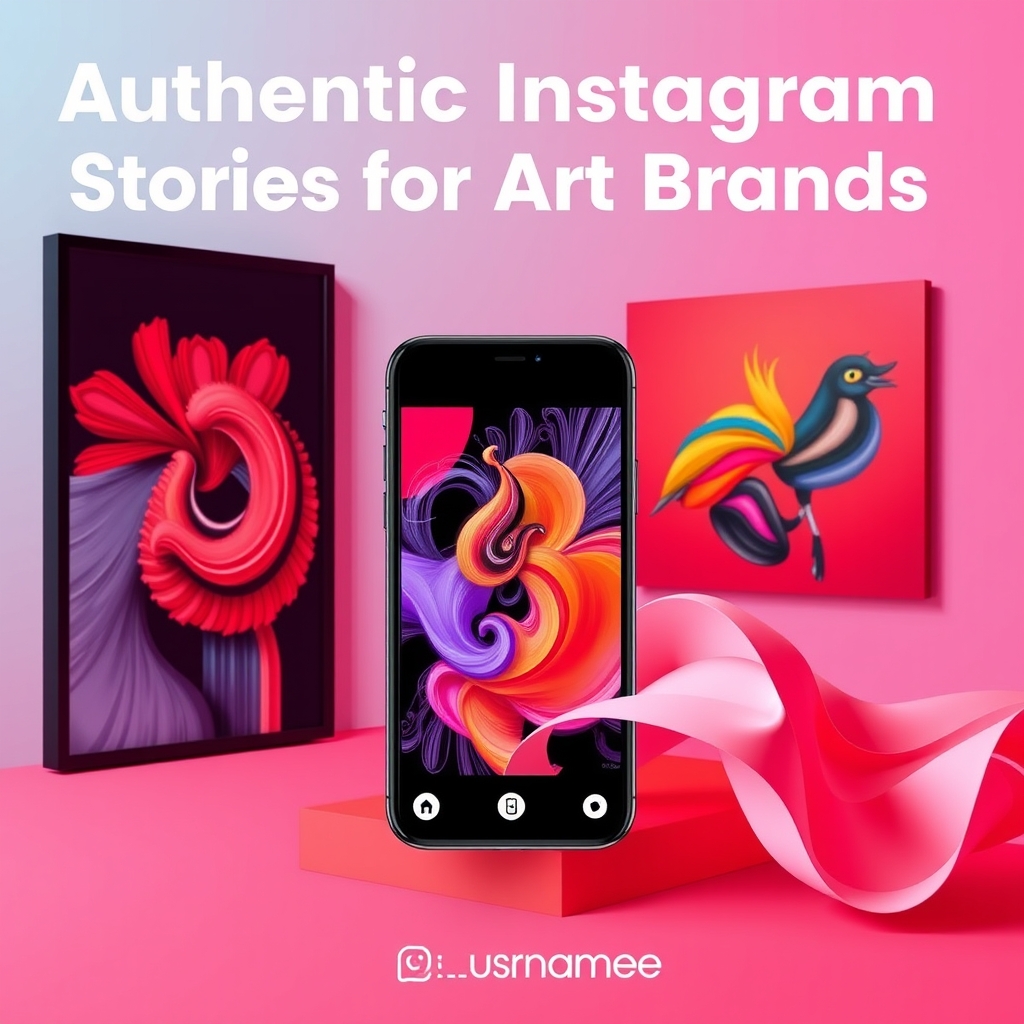 Authentic Instagram Stories for Art Brands