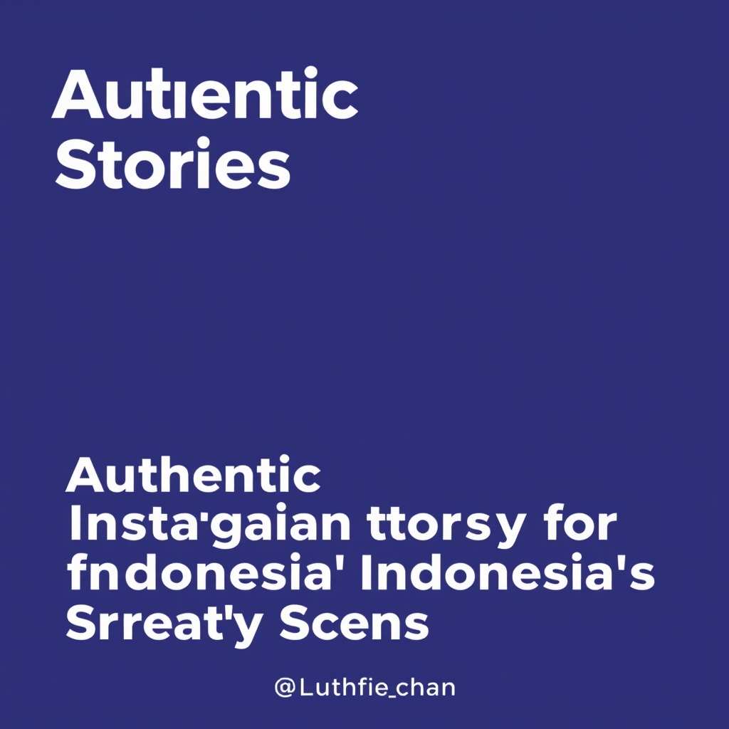 Authentic Instagram Stories for Indonesia's Creative Scene