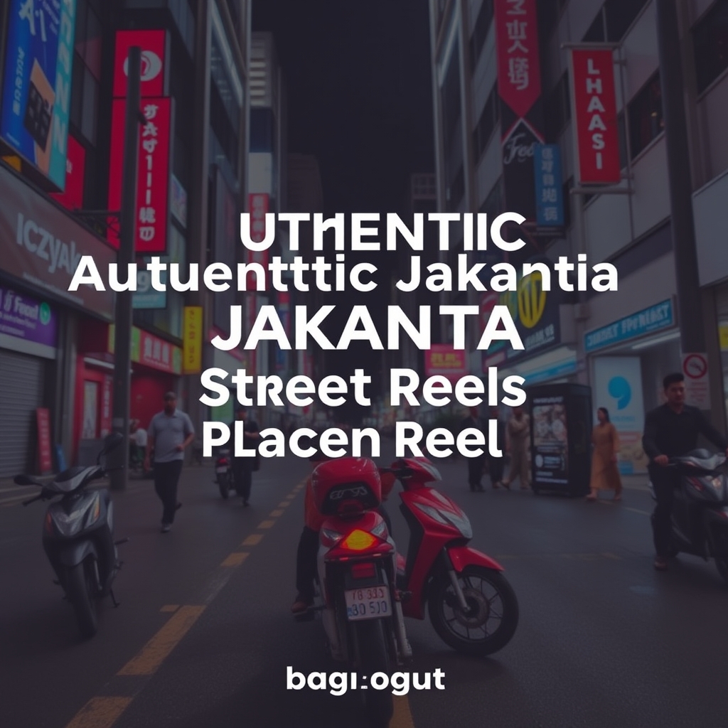 Authentic Jakarta Street Reels Placement