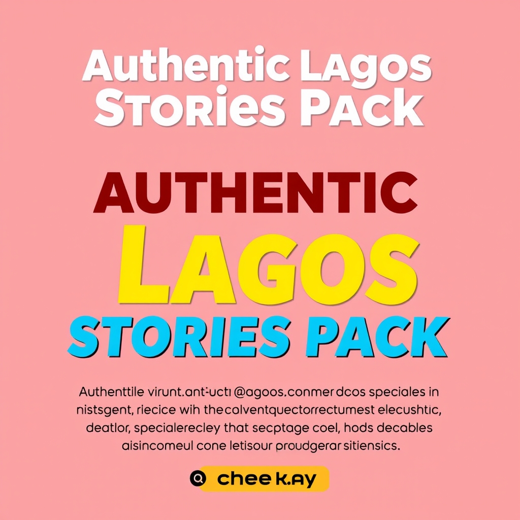 Authentic Lagos Stories Pack