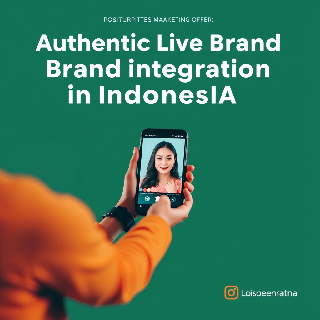 Authentic Live Brand Integration in Indonesia