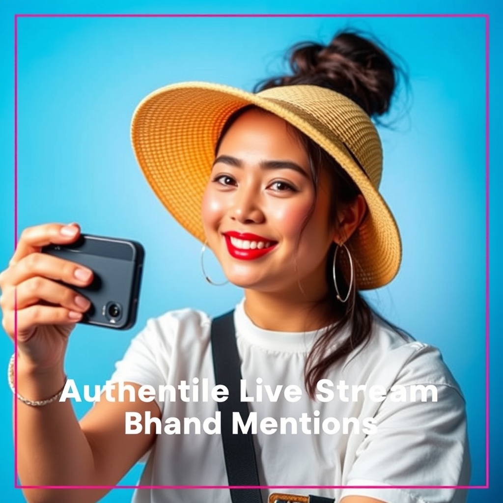 Authentic Live Stream Brand Mention