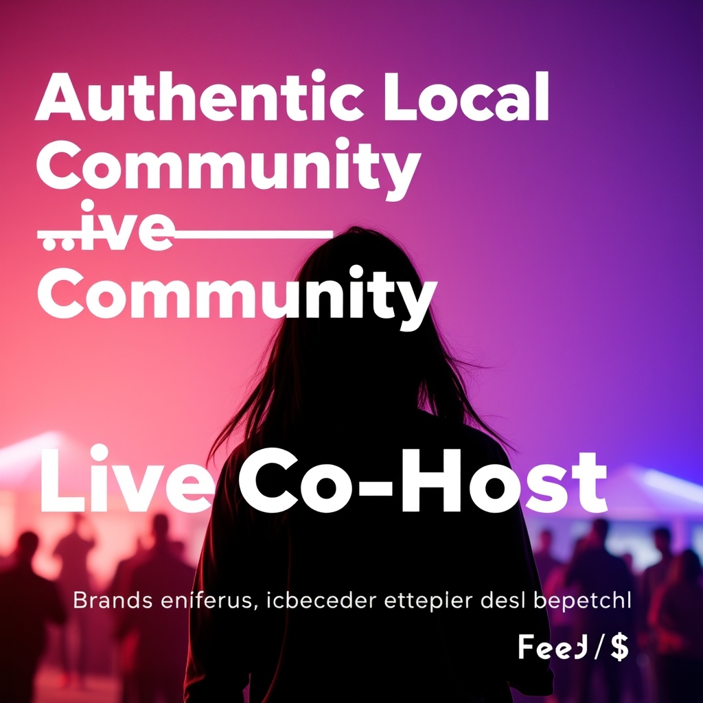 Authentic Local Community Live Co-Host