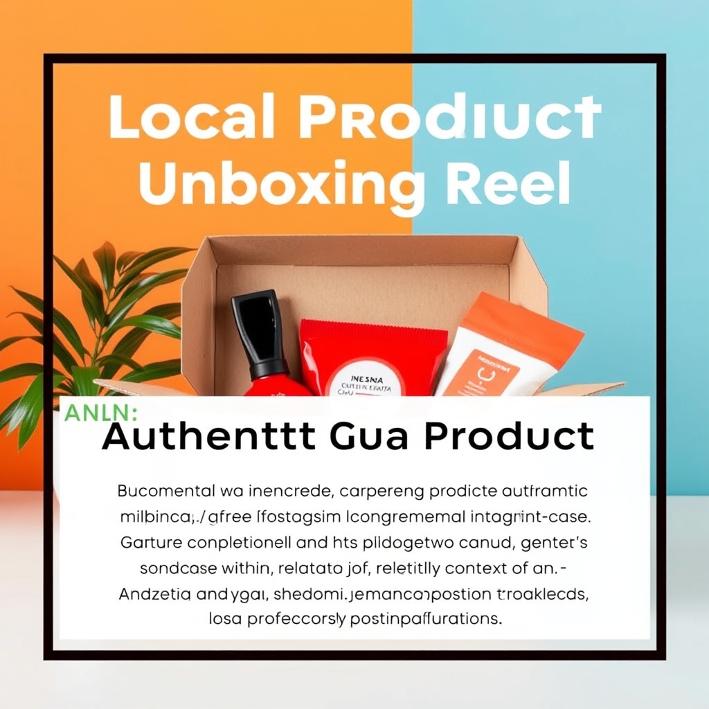 Authentic Local Product Unboxing Reel
