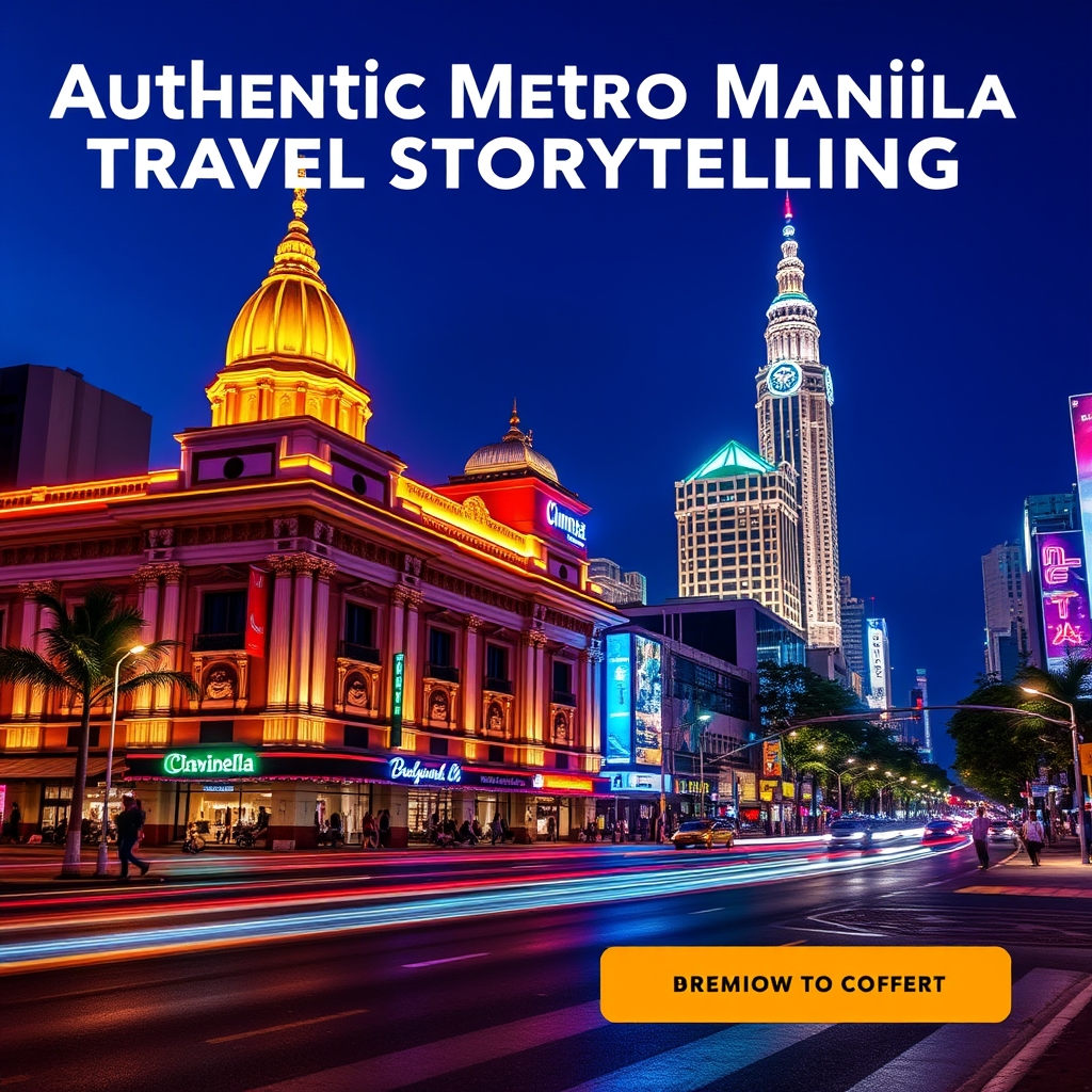 Authentic Metro Manila Travel Storytelling