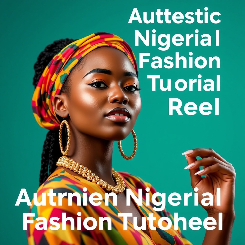 Authentic Nigerian Fashion Tutorial Reel