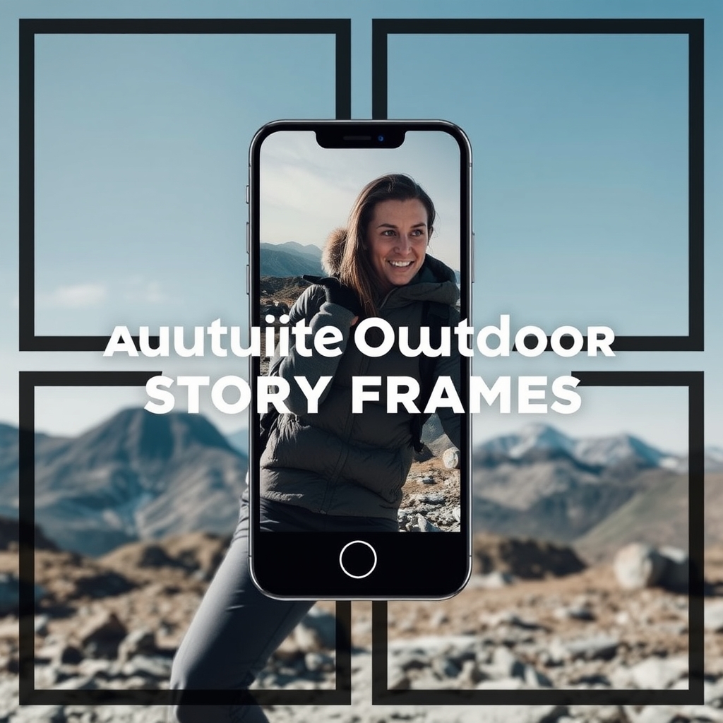 Authentic Outdoor Adventure Story Frames