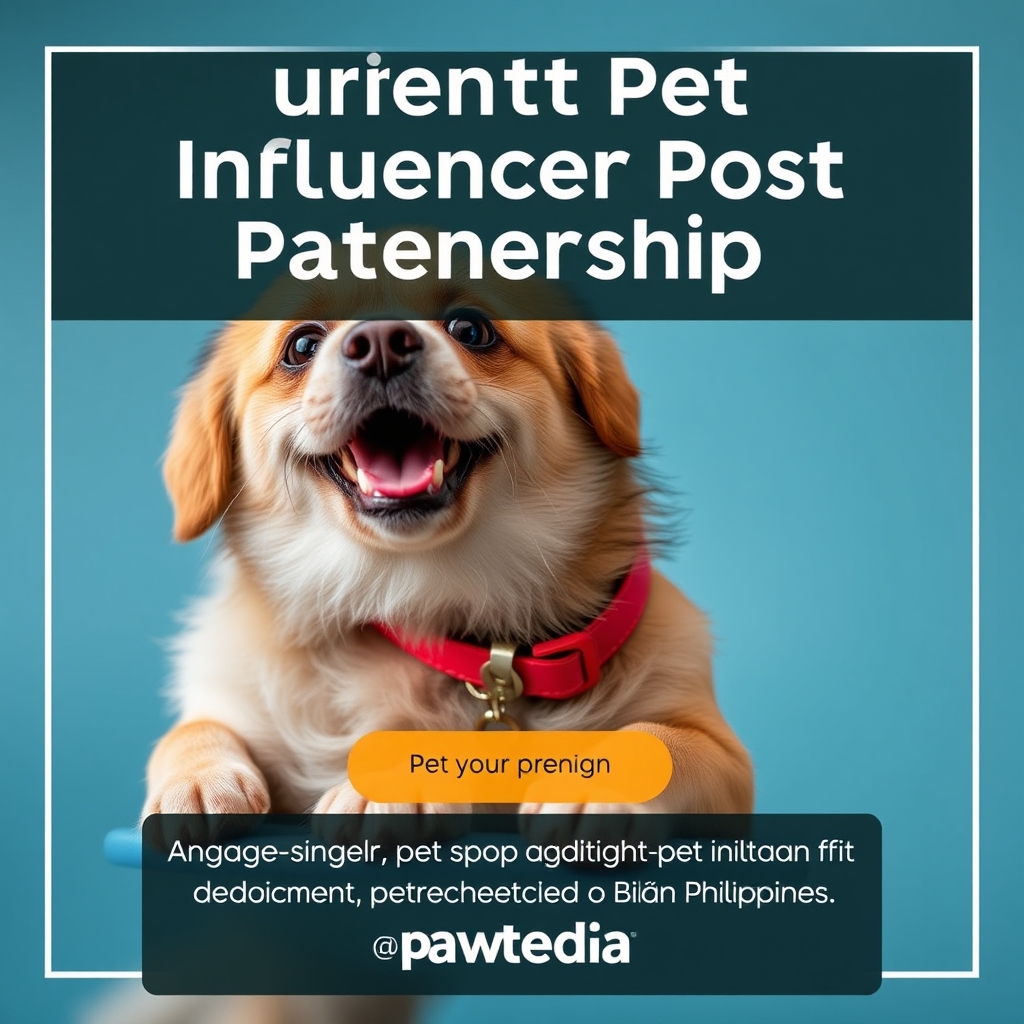 Authentic Pet Influencer Post Partnership