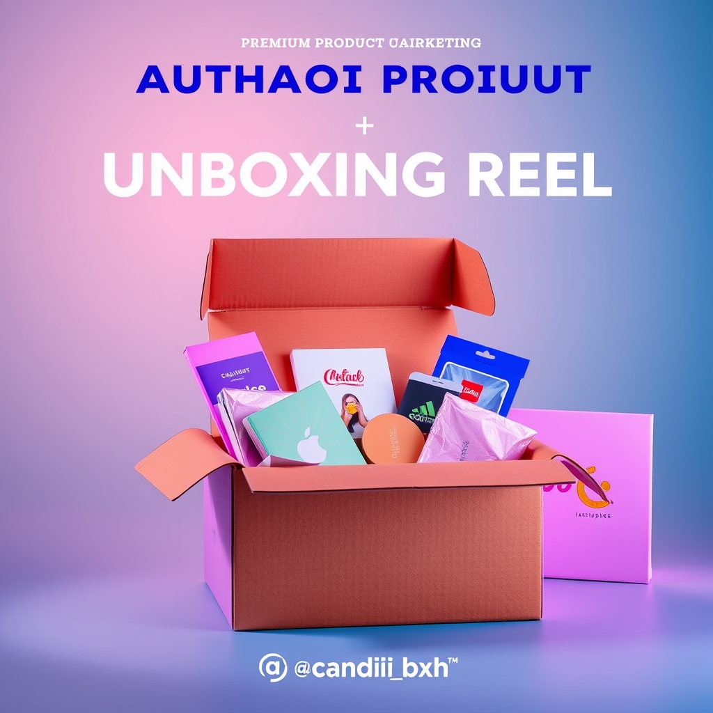Authentic Product Unboxing Reel