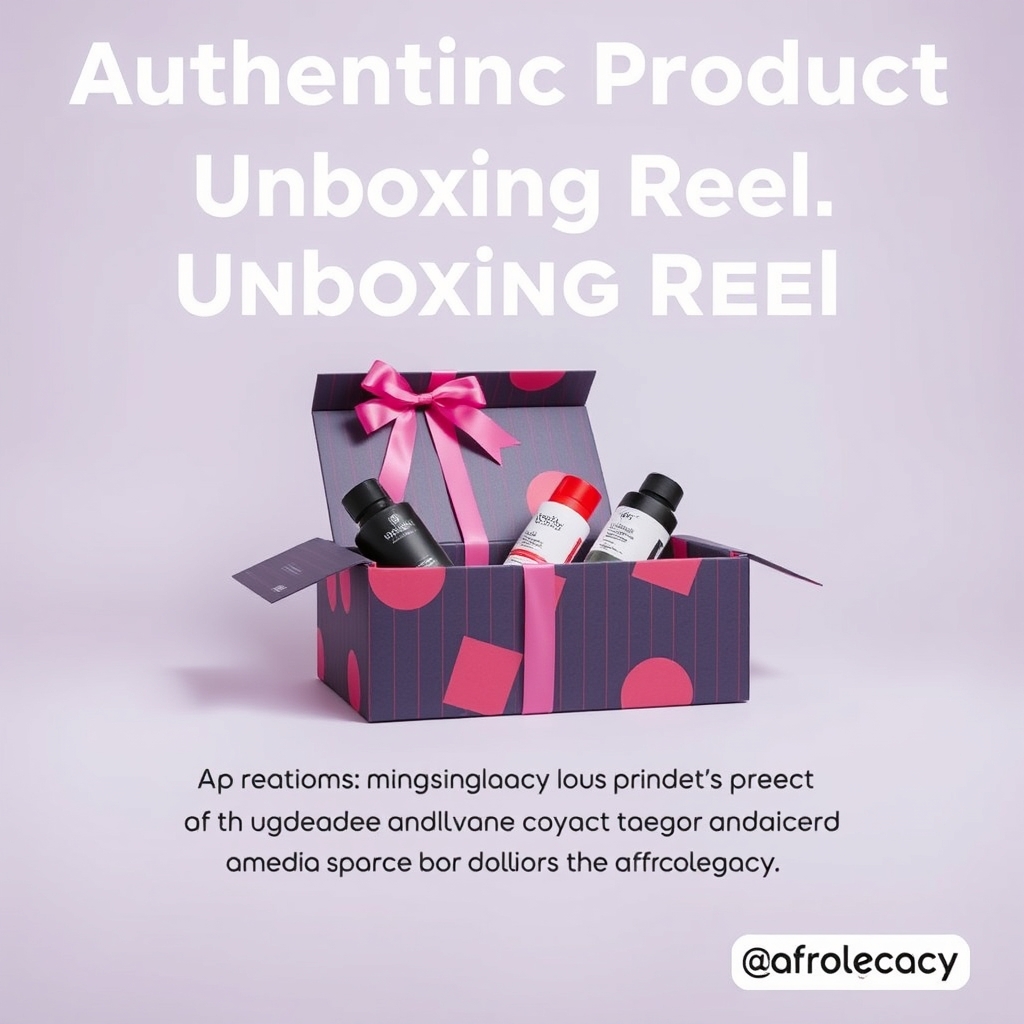 Authentic Product Unboxing Reel
