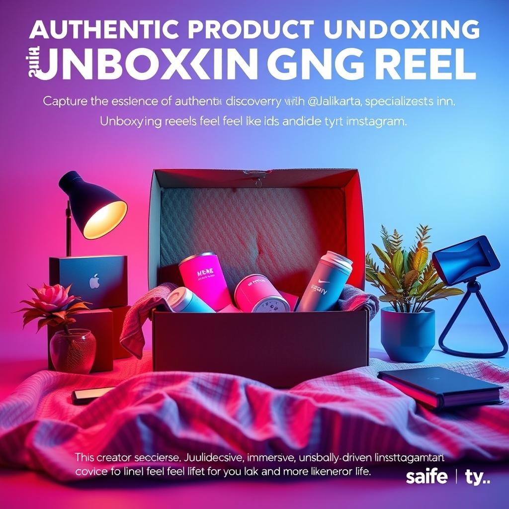 Authentic Product Unboxing Reel