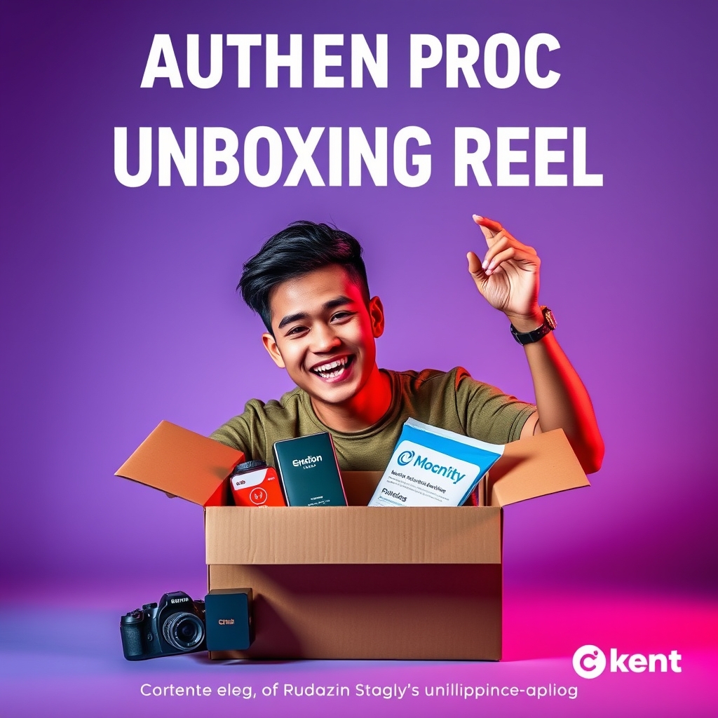 Authentic Product Unboxing Reel