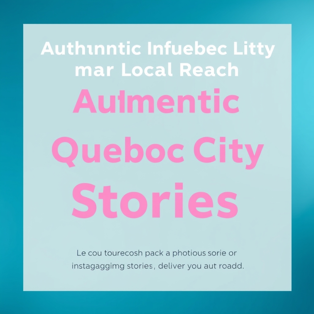 Authentic Quebec City Stories for Local Reach
