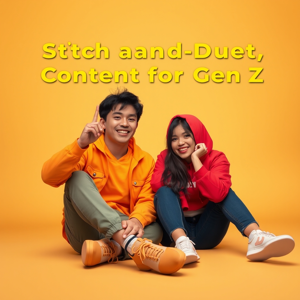 Authentic Stitch and Duet Content for Gen Z