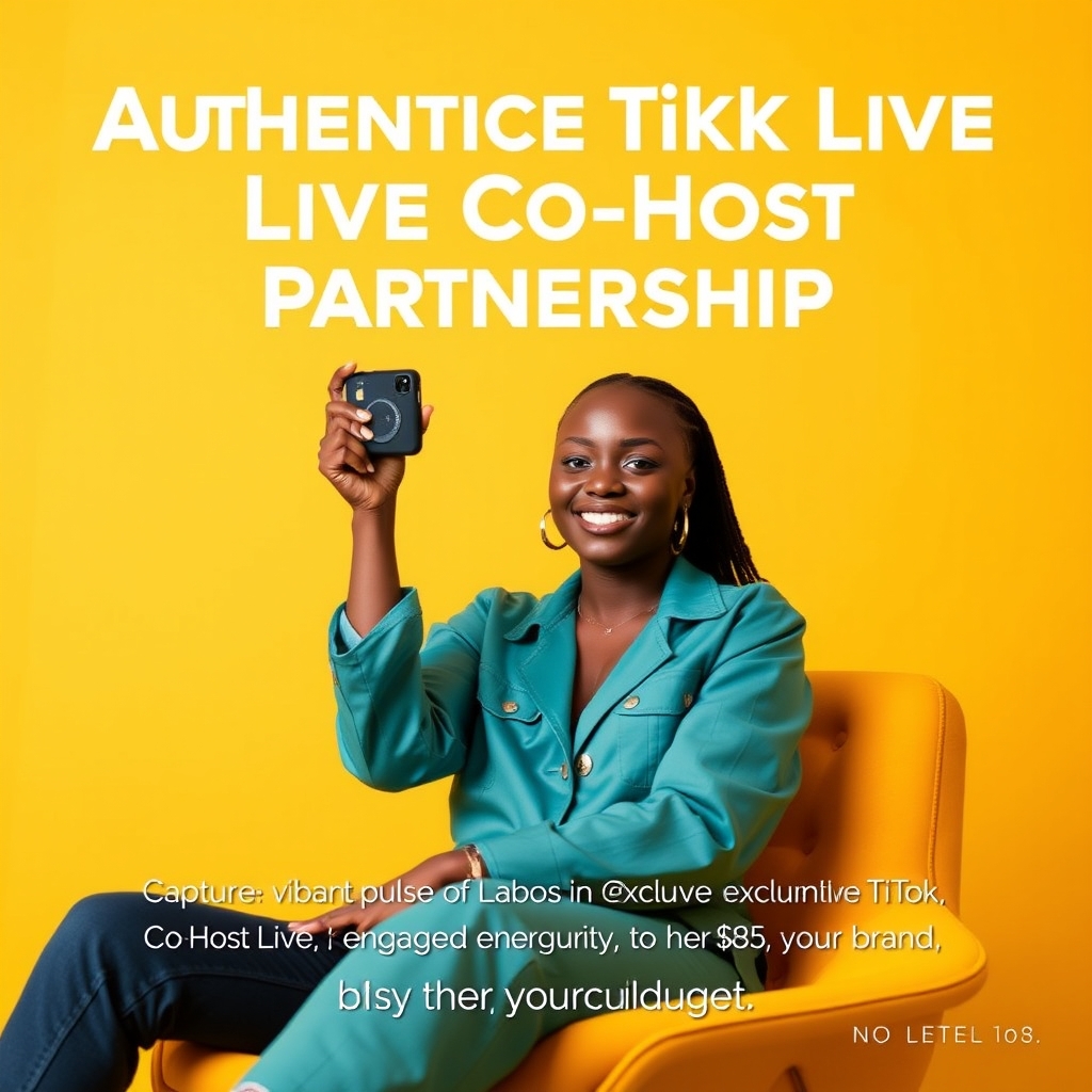 Authentic TikTok Live Co-Host Partnership