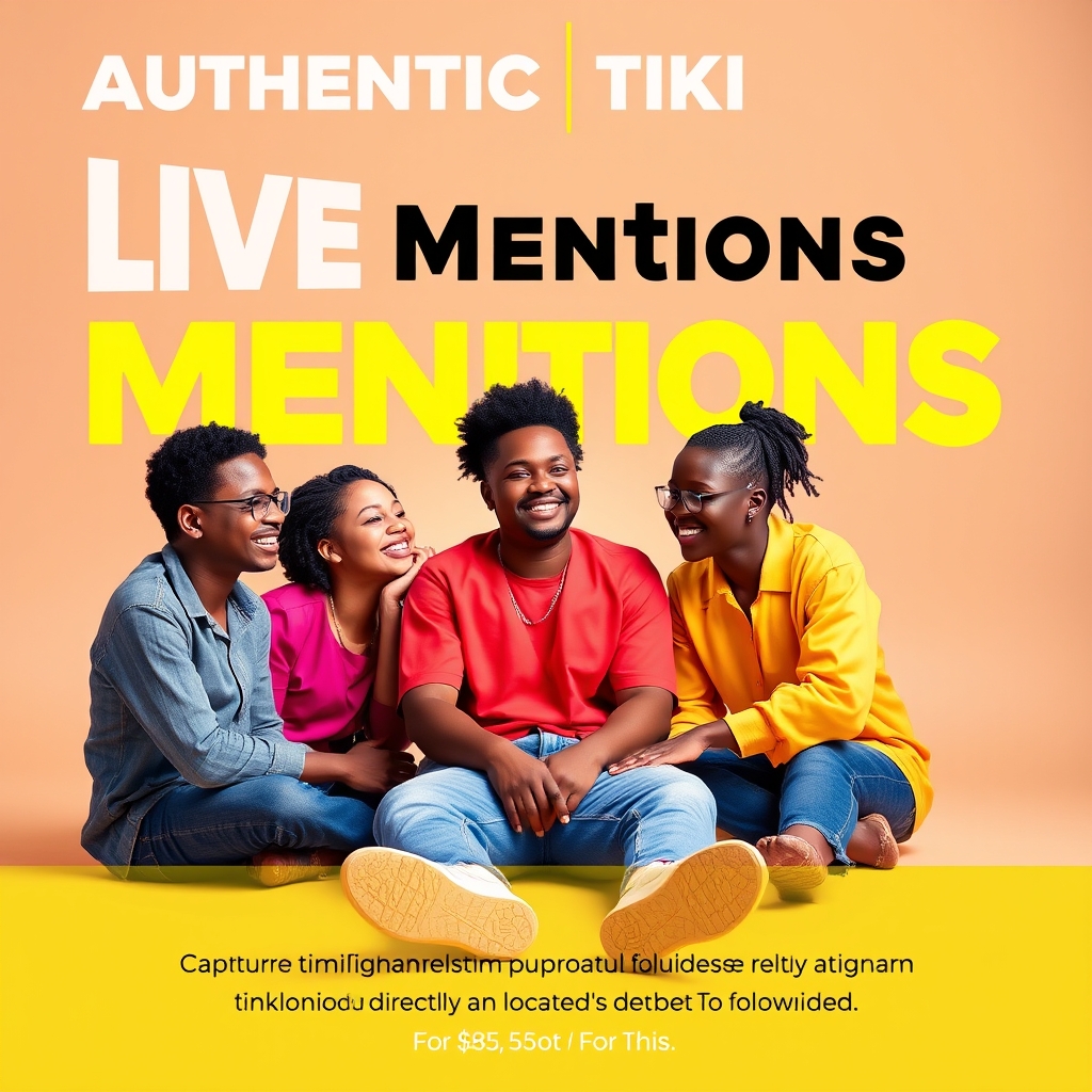 Authentic TikTok Live Mentions