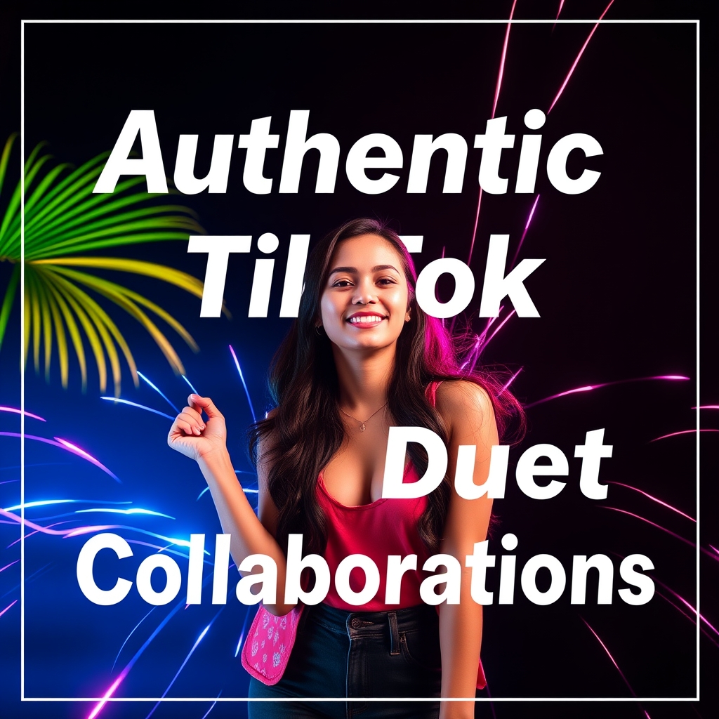 Authentic TikTok Stitch and Duet Collaborations
