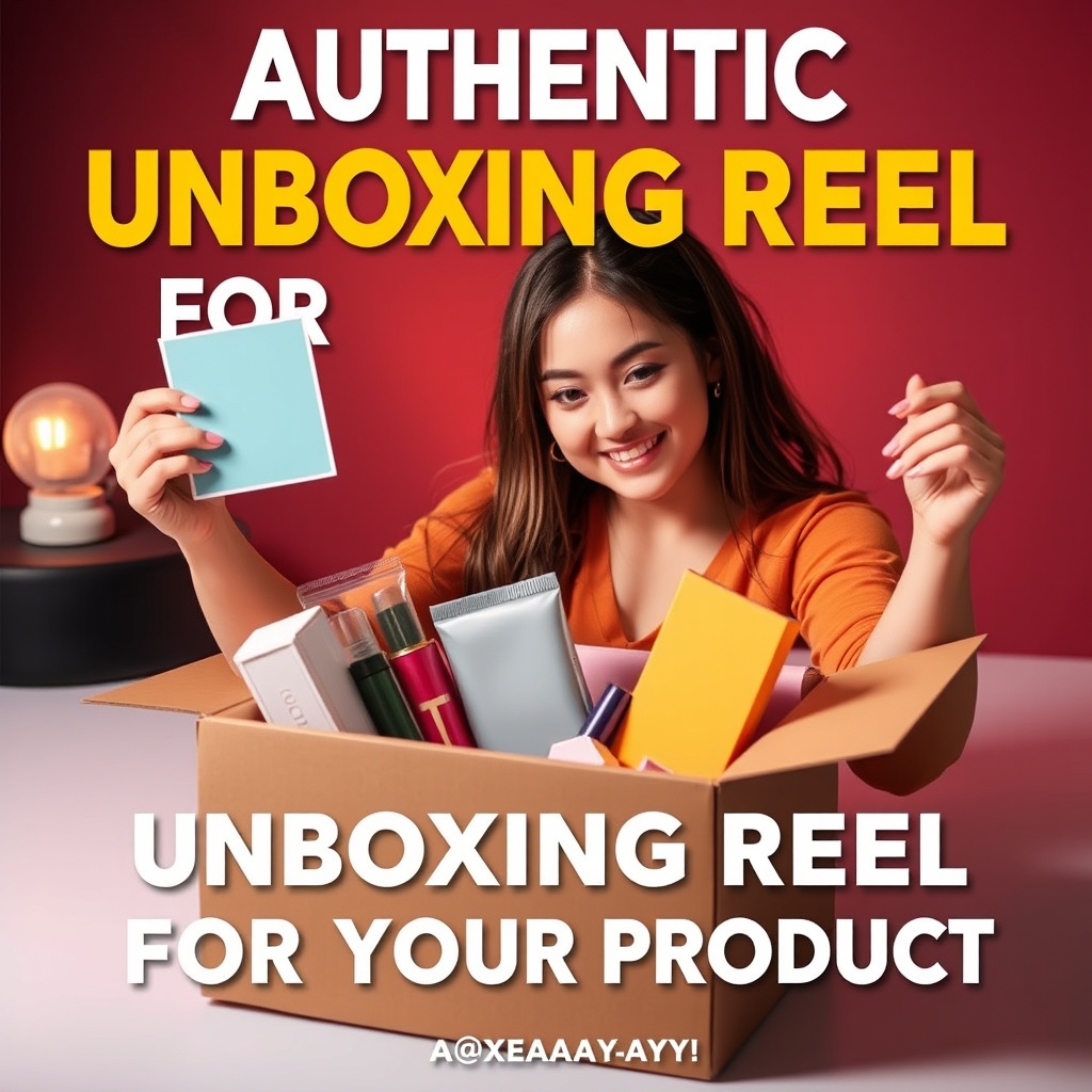Authentic Unboxing Reel for Your Product